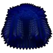 Blue Spikey Coat